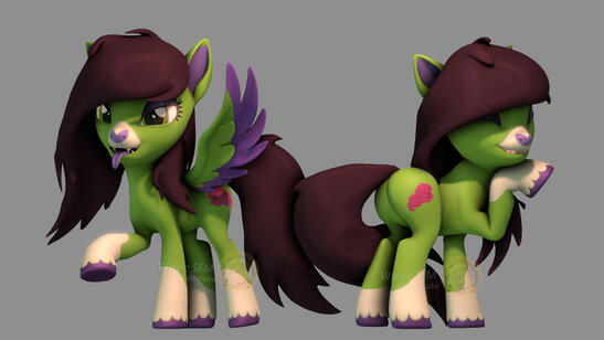 Snugglepup Pony Commission Model