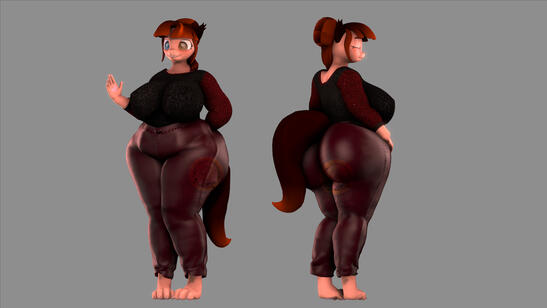Mari Miikeela Waylon May Pony Anthro Model