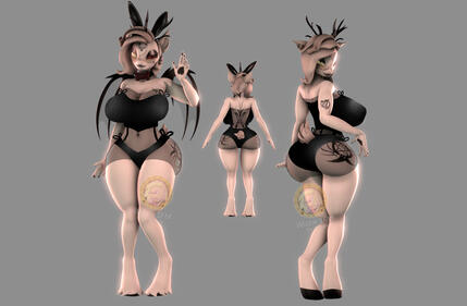Tsuka Shizuka Pony Anthro Commission Model