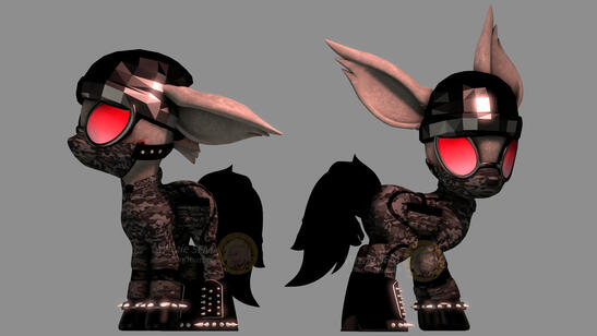 Tex Volkov (Uniform) Pony Commission Model