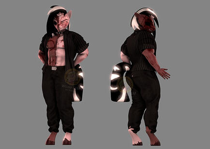 Phillip Ray Pony Anthro Commission Model